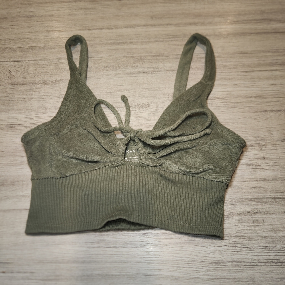 American Eagle Ladies Top Green Size XS